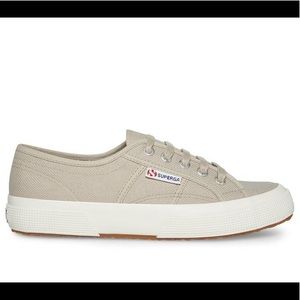 Superga 2750 COTU CLASSIC GREY WHITE SAND, size 8